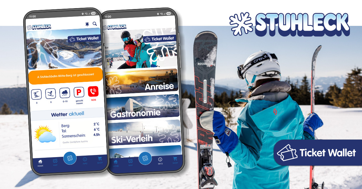Stuhleck App: Dein Skitag wird digital.