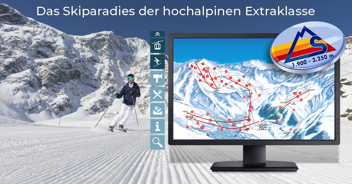 Livestatus skimap touch 2 jetzt in Sulden, Italien!