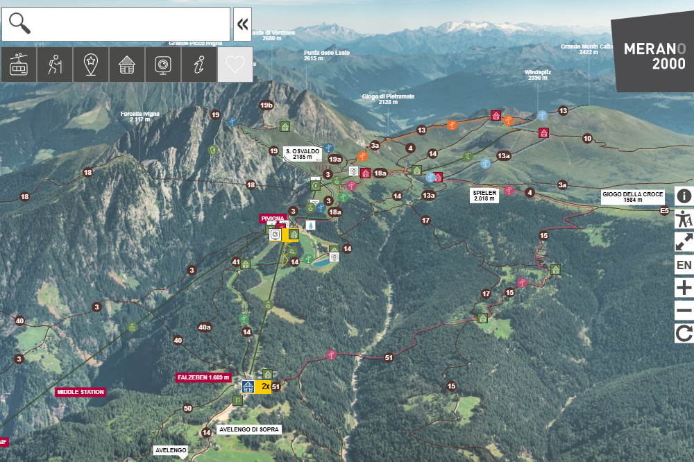 Skimap & Hikemap Meran V3